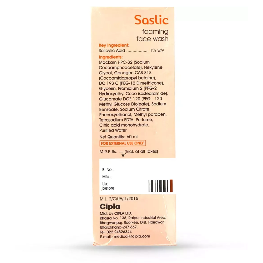 SASLIC FACE WASH